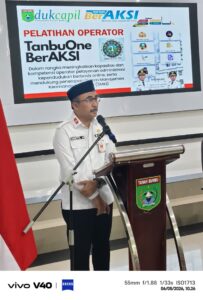 Pelatihan Operator “Tanbu One Beraksi” Tingkatkan Kompetensi Pelayanan Digital Desa